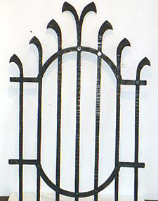 wrought iron gate